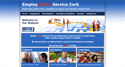 Desktop Screenshot of employabilitycork.ie