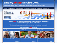 Tablet Screenshot of employabilitycork.ie